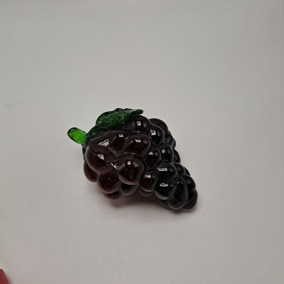 Blenko Blown Art Glass Grape Cluster Purple Green Decor - Picture 4 of 8